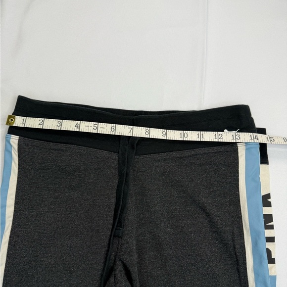 Victoria's Secret Black and Pink Track Pants with Stripe Design - Picture 5 of 6